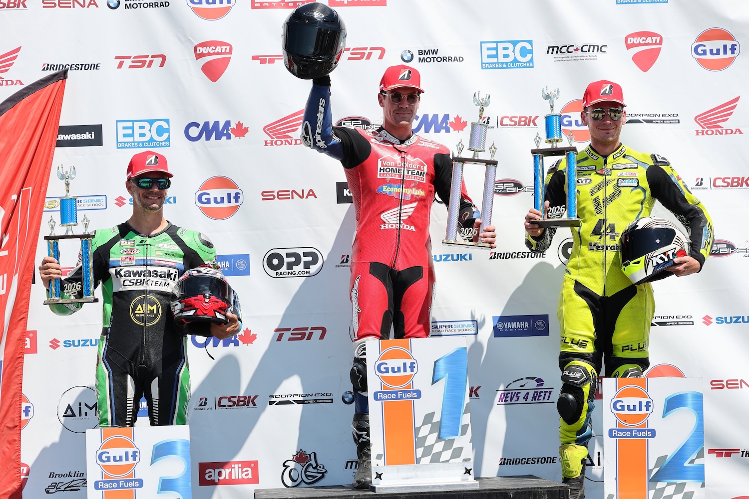 Young wins Superbike race two Sunday at Grand Bend